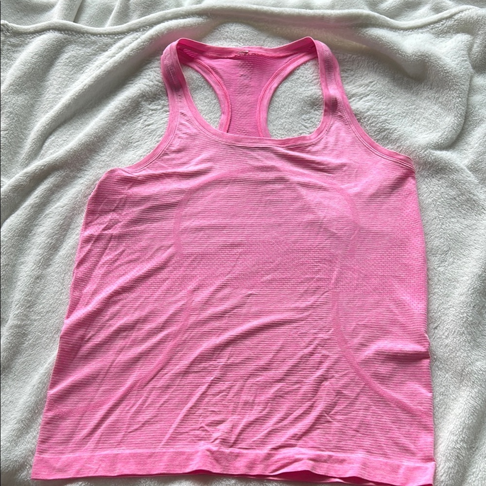 Lululemon Swiftly Racerback Tank Top - neon pink